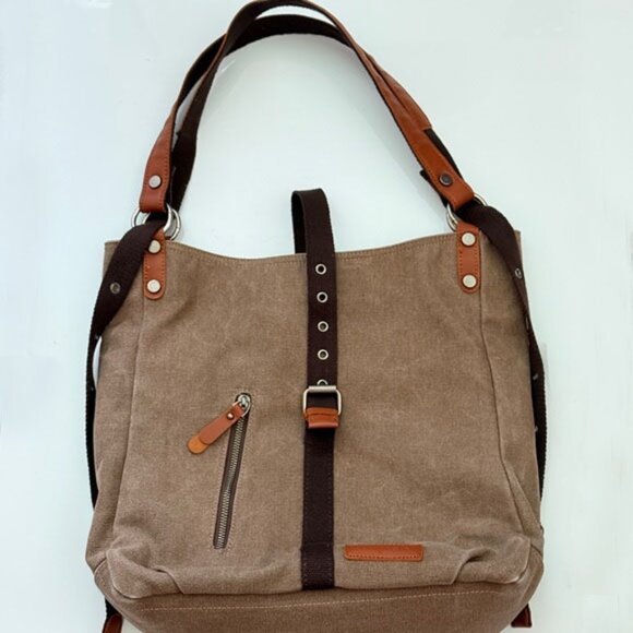 Shangri-La Purse Handbag for Women Canvas Tote Bag Casual Shoulder Bag - Picture 1 of 13